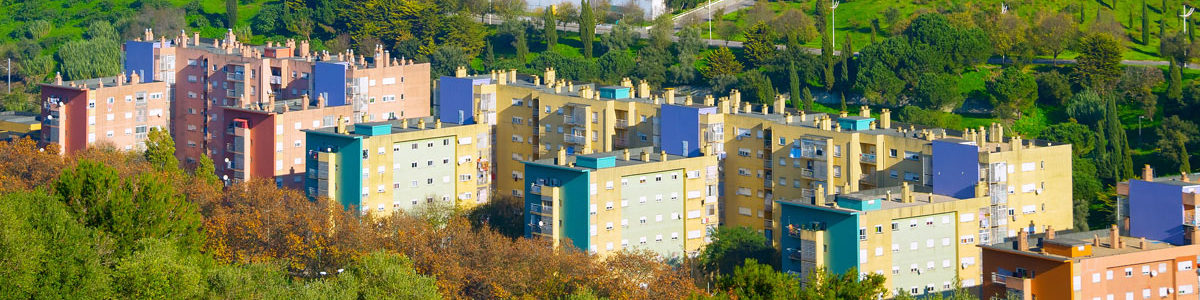 Urban parkland in Lisbon