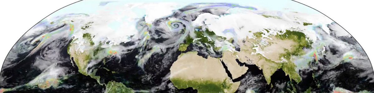 Simulation and animation credits: P.L. Vidale, M.J. Roberts, G. Perez, Centre for Atmospheric Science, Met Office and University of Reading, UK, February 2019